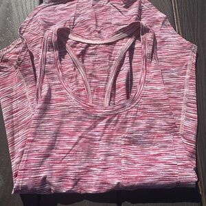 Lululemon Pink Heathered Tank Top Size 4